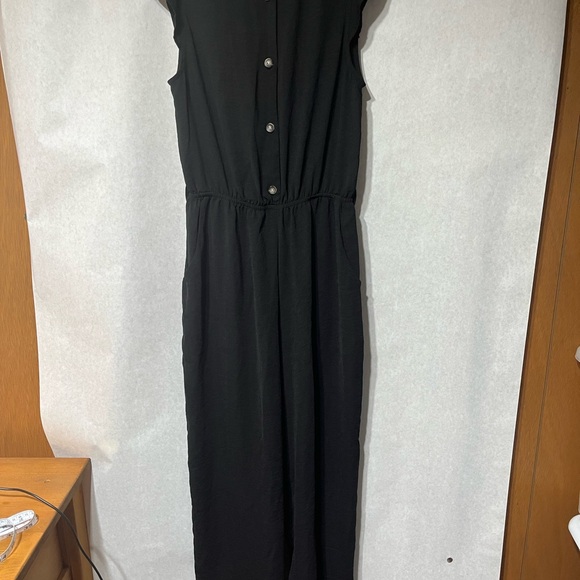 Monteau Los Angeles Dresses & Skirts - Chic Black Button-Down Maxi‎ Dress